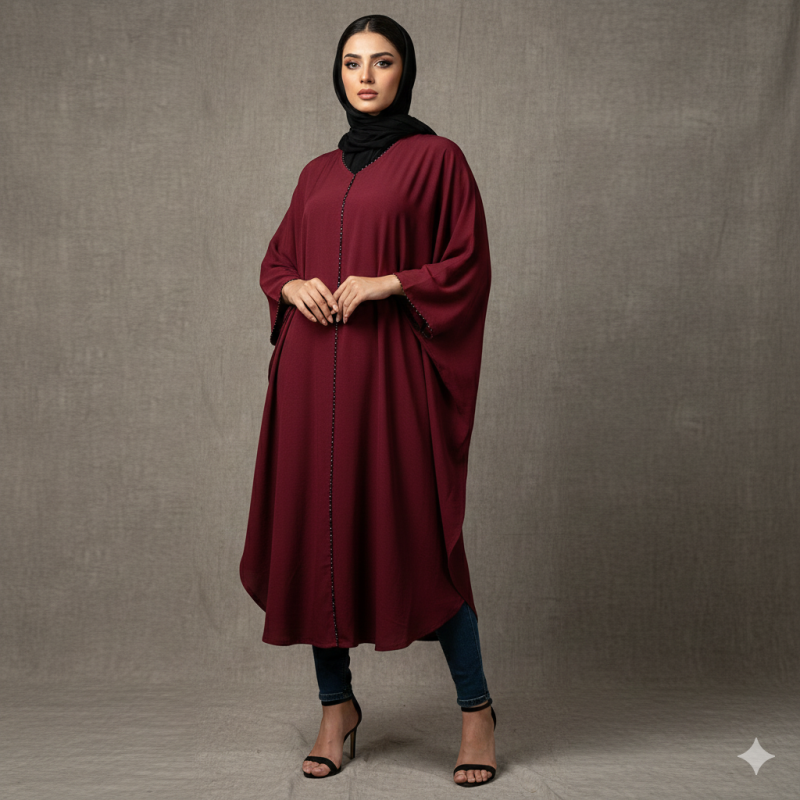 Long Solid Abaya
