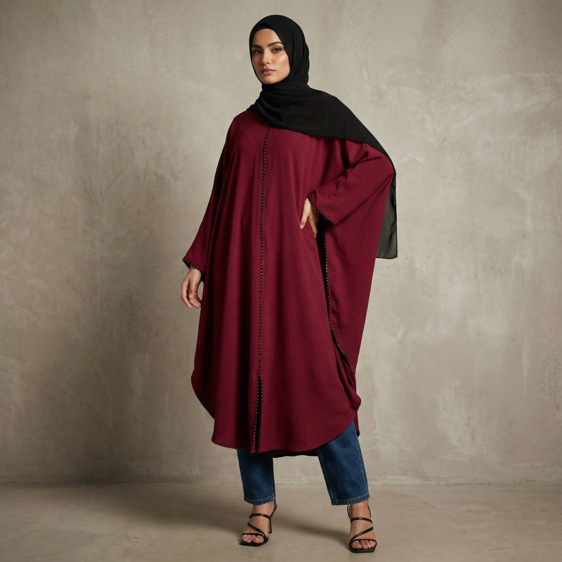 Long Solid Abaya