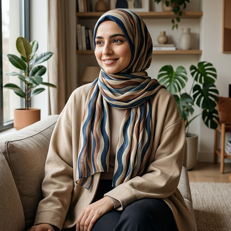 Women's Printed Hijab