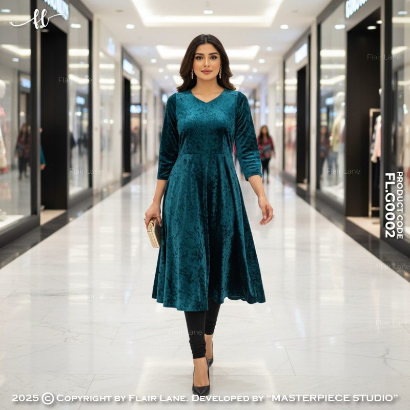 Ladies Boutique Long Dress