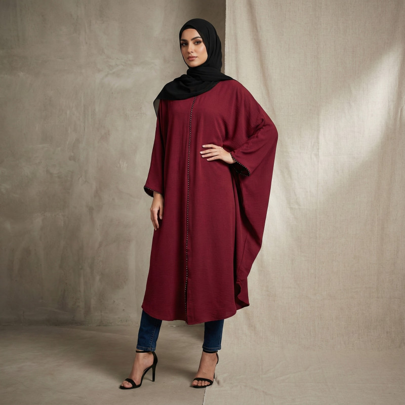 Long Solid Abaya