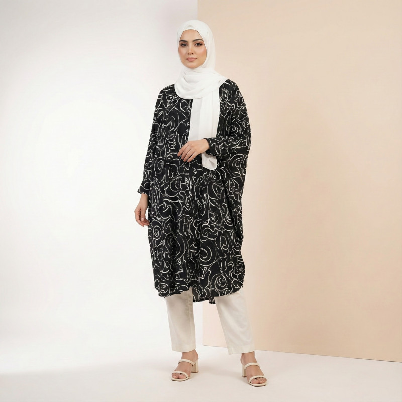 Semi-Long AOP Abaya