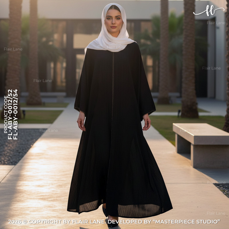 Long Solid Abaya