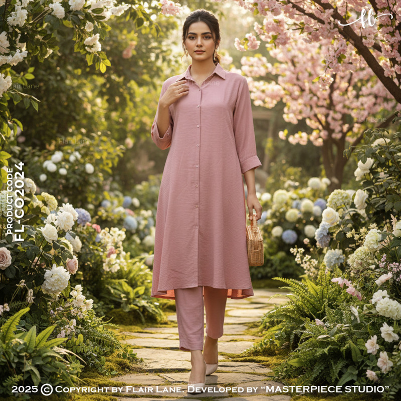 Ladies Cotton Co-Ord Set