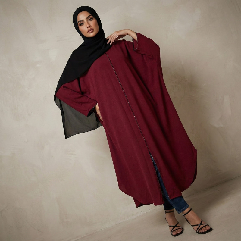 Long Solid Abaya