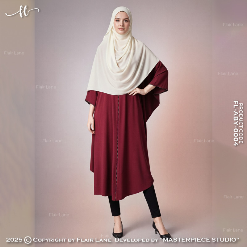 Long Solid Abaya